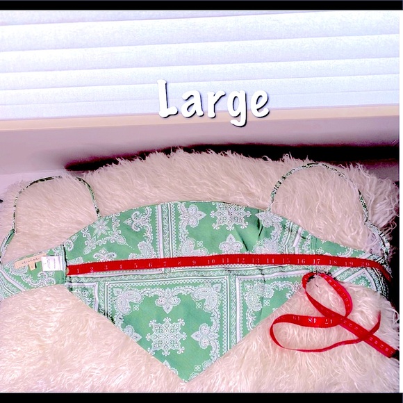 Printed Paisley Scarf Top, M, L - Picture 11 of 12